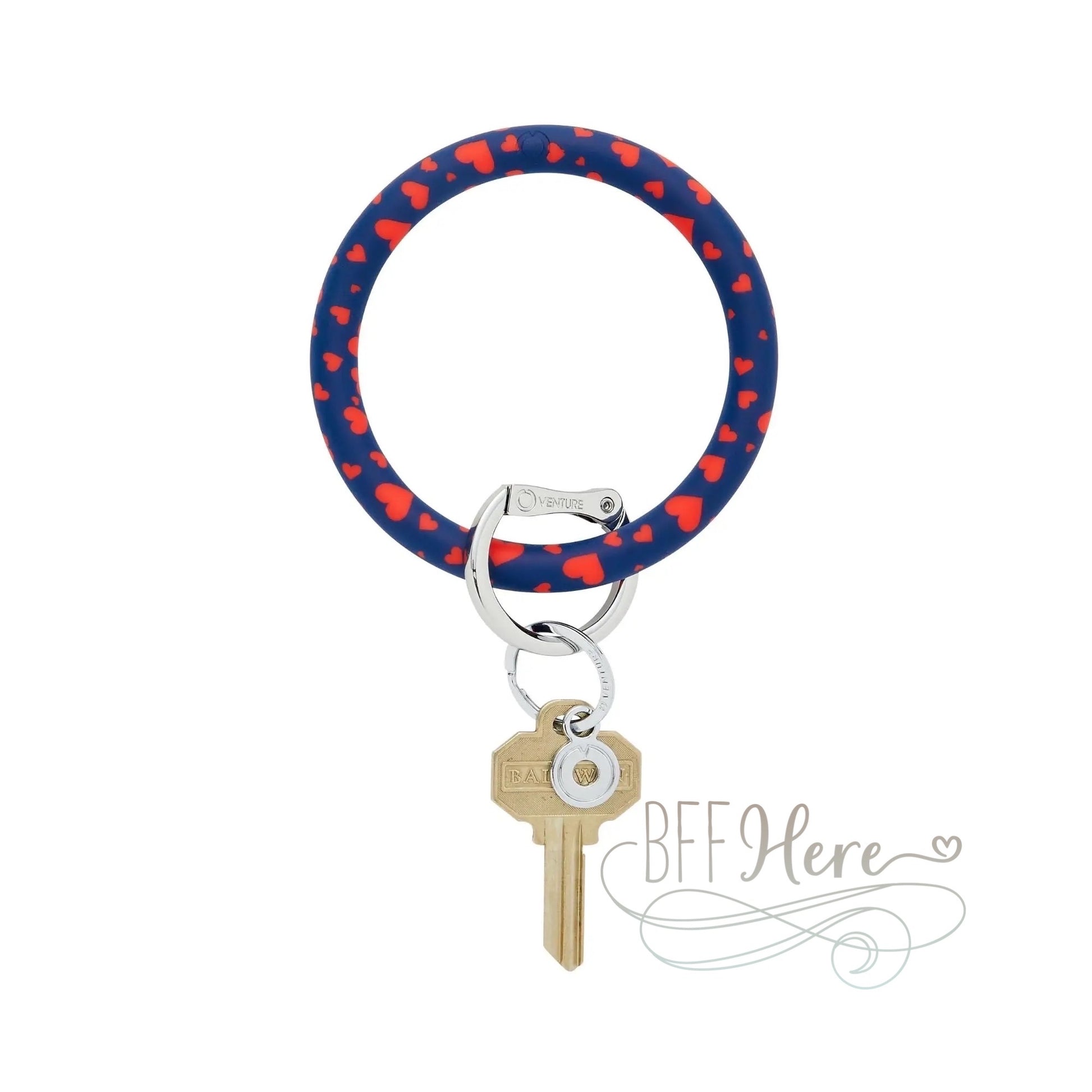 Queen of Hearts - Silicone Big O-Key Ring  by Oventure - BFF Here