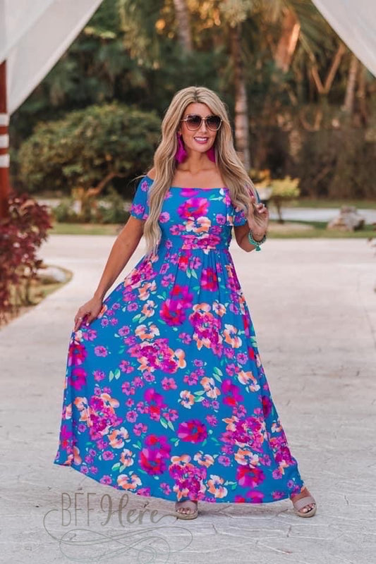 PREORDER—Spring Fever Floral Dress - BFF Here