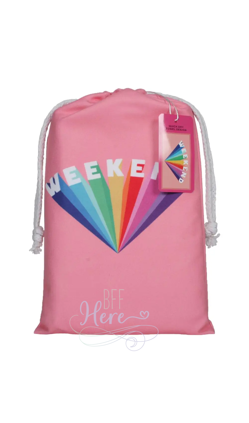 Quick Dry Beach Towel -- Weekend - BFF Here