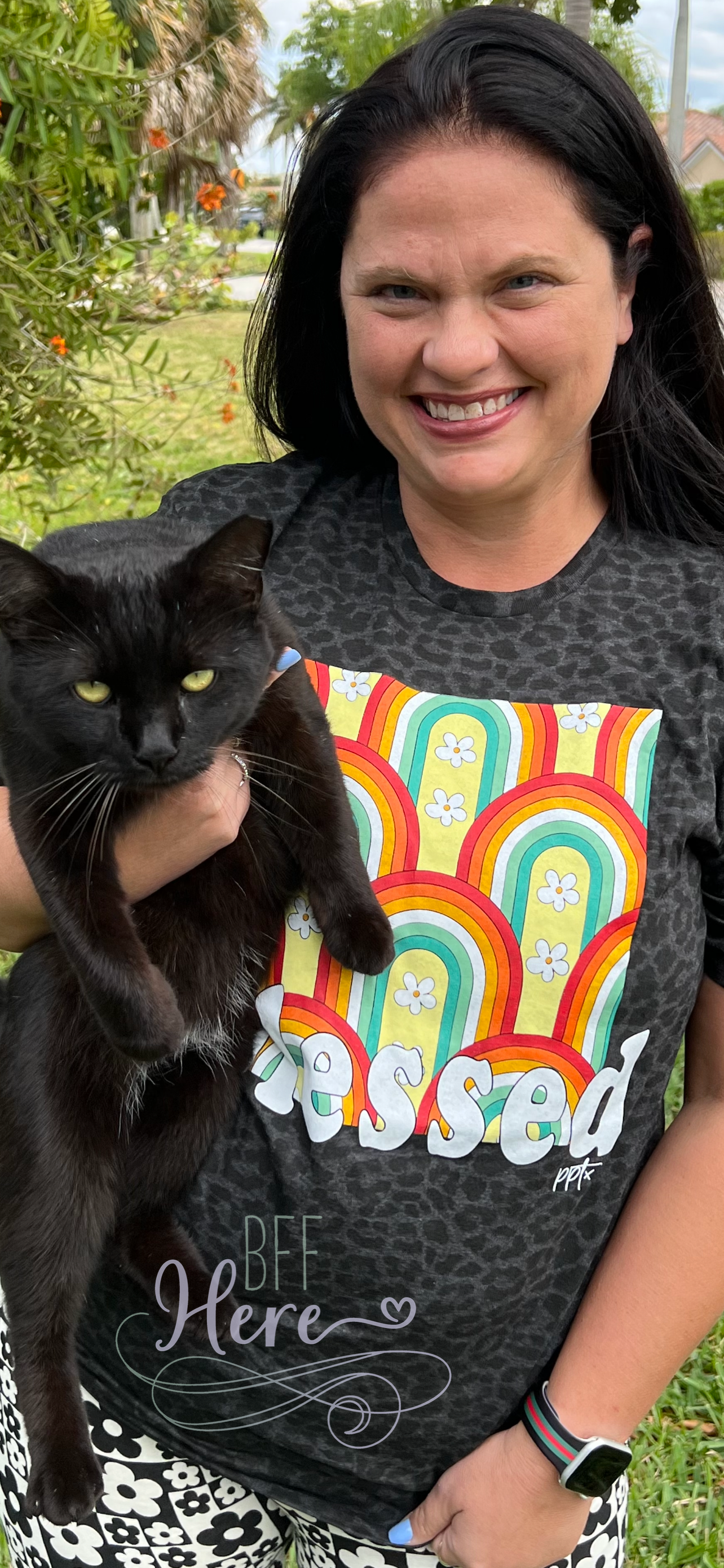 Blessed Rainbow T-Shirt - BFF Here