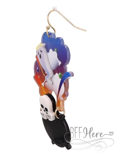 Skeletons In A Pot Earrings - BFF Here