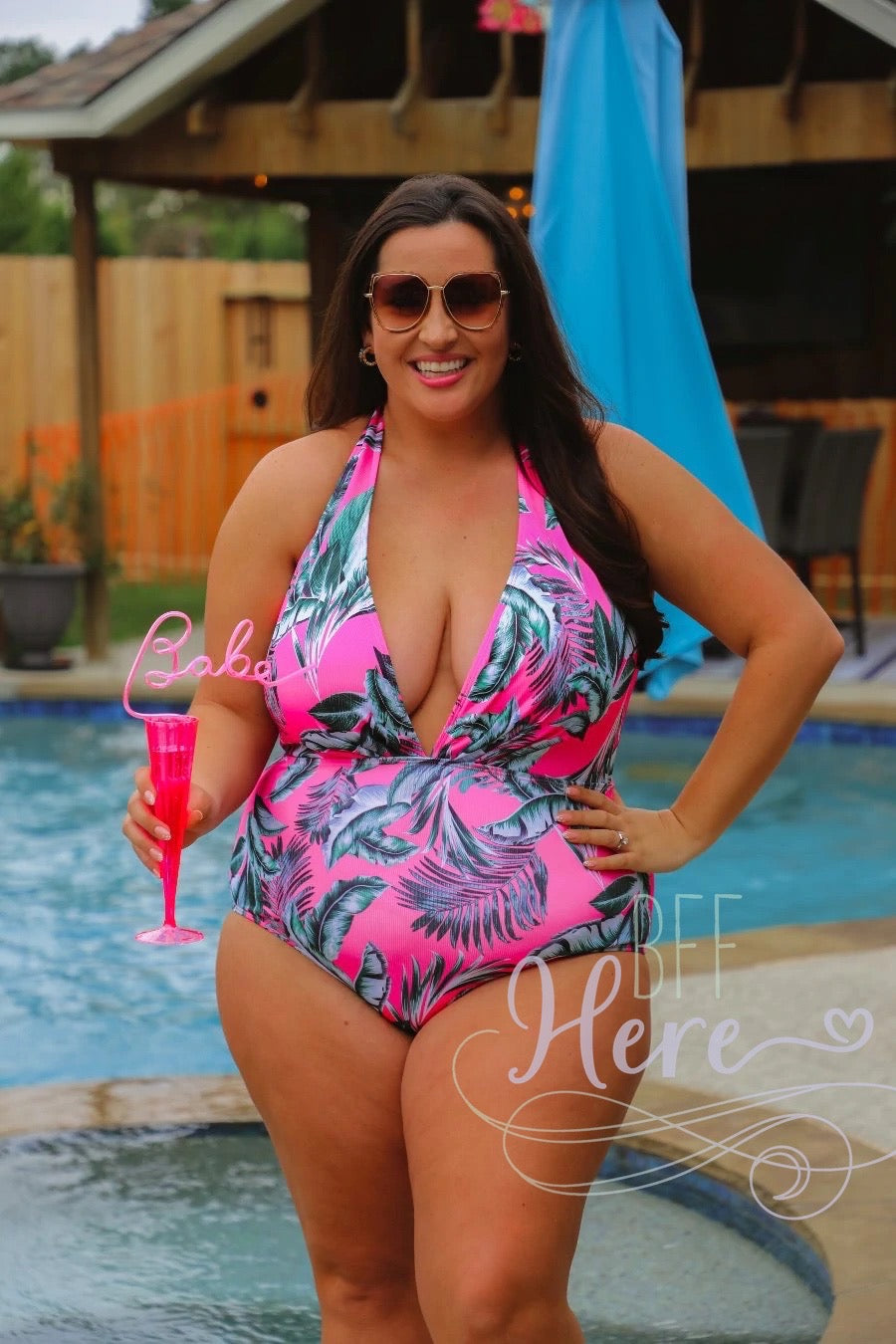 Meet Me In Paradise One Piece Swimsuit - BFF Here