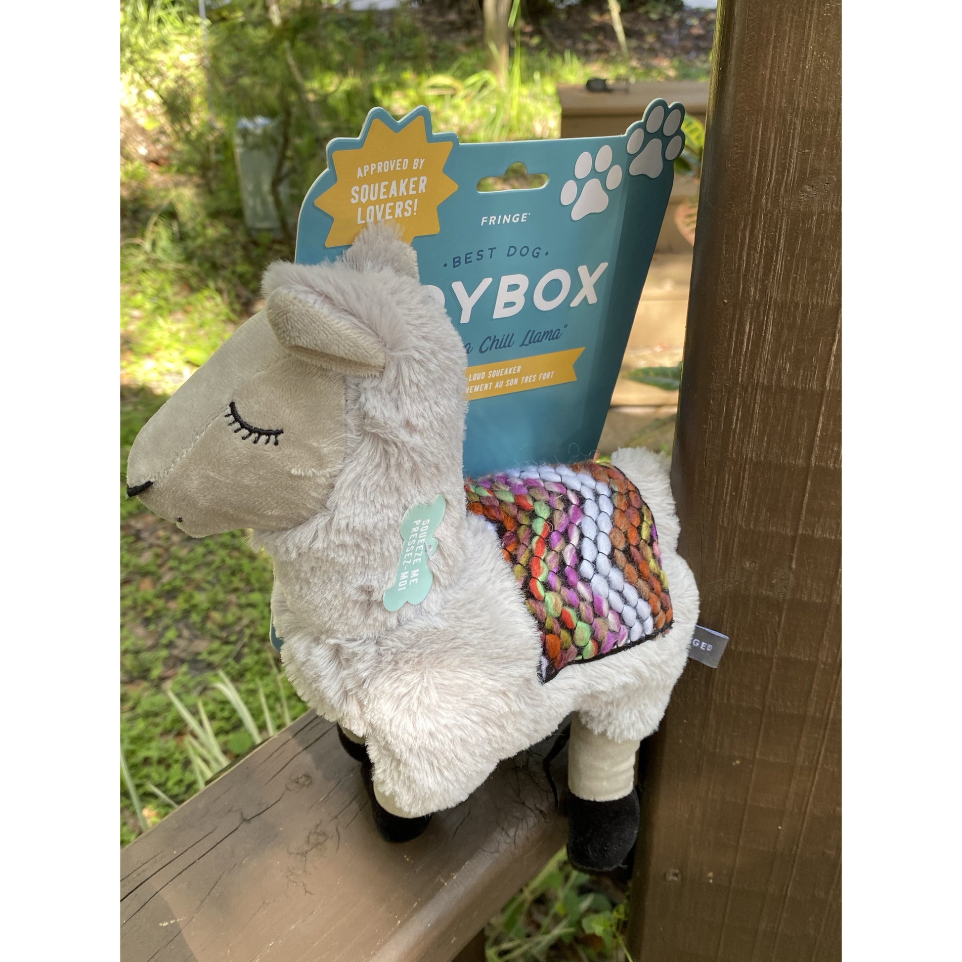 Llama Chill Plush Dog Toy - BFF Here