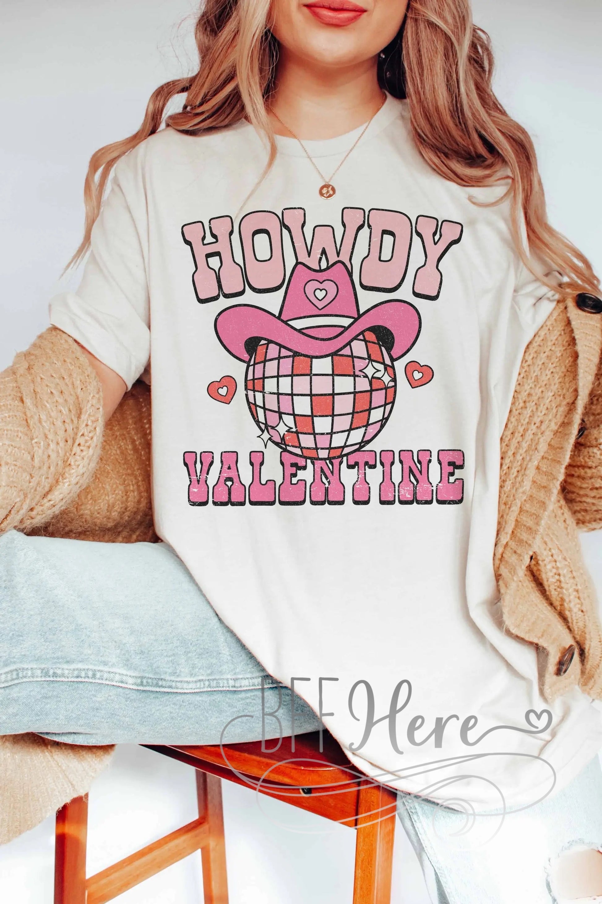 PREORDER—Howdy Valentine Tee - BFF Here