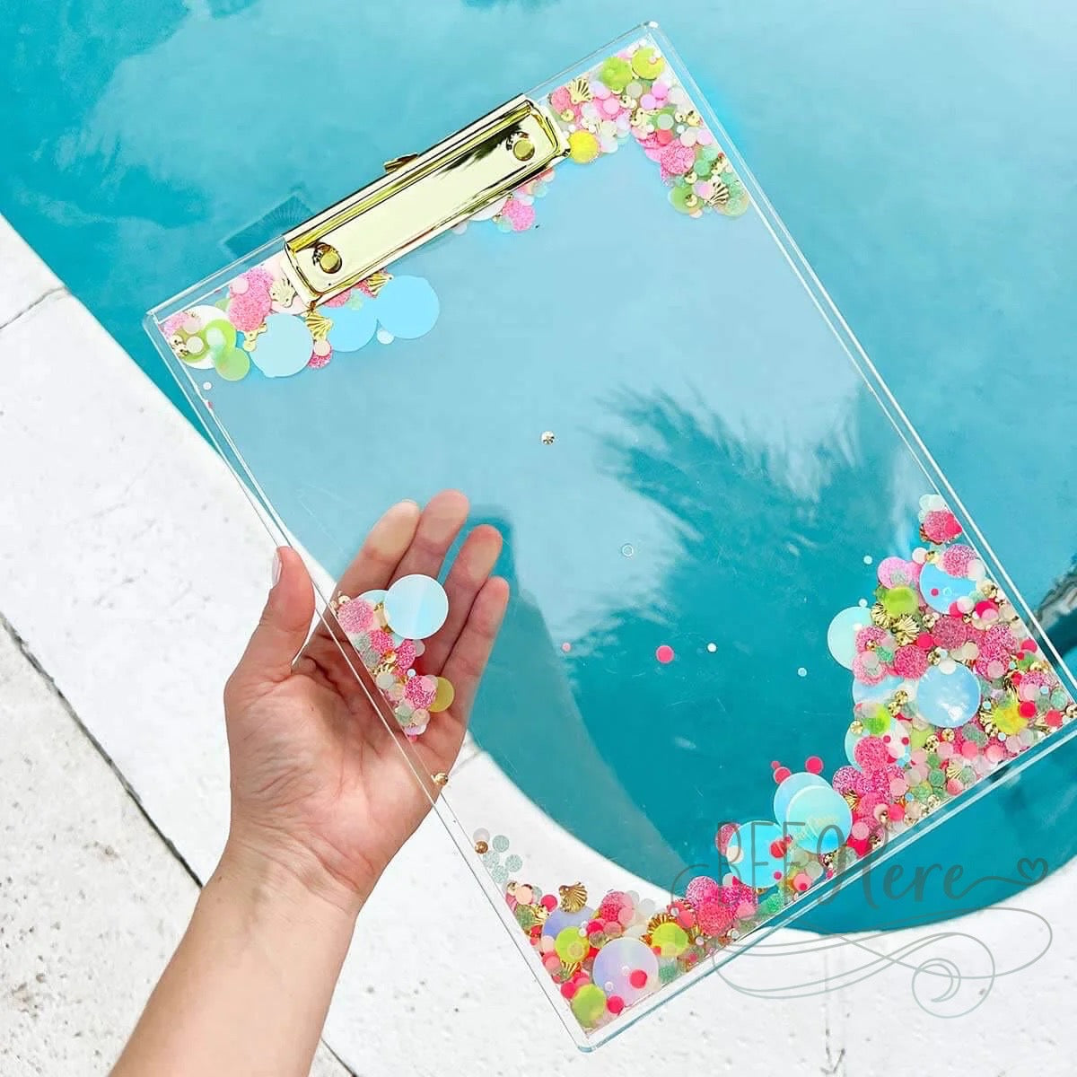 Shell-ebrate Confetti Clipboard by Packed Party - BFF Here