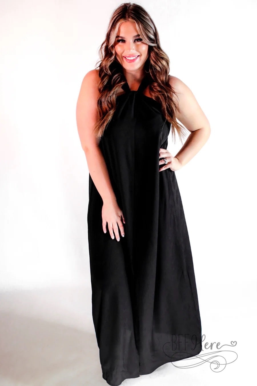 PREORDER-Carmen Maxi Dress / Black - BFF Here