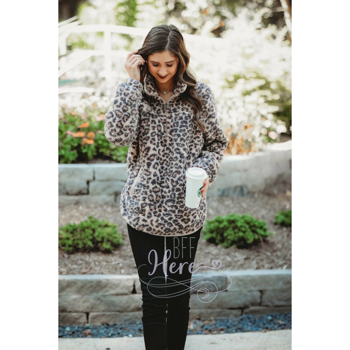 Lizzie Leopard Pullover - BFF Here