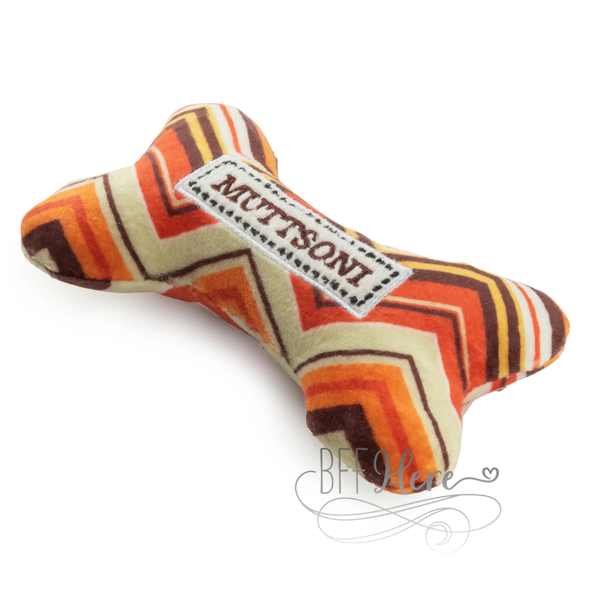 Muttsoni Bone Dog Toy - BFF Here