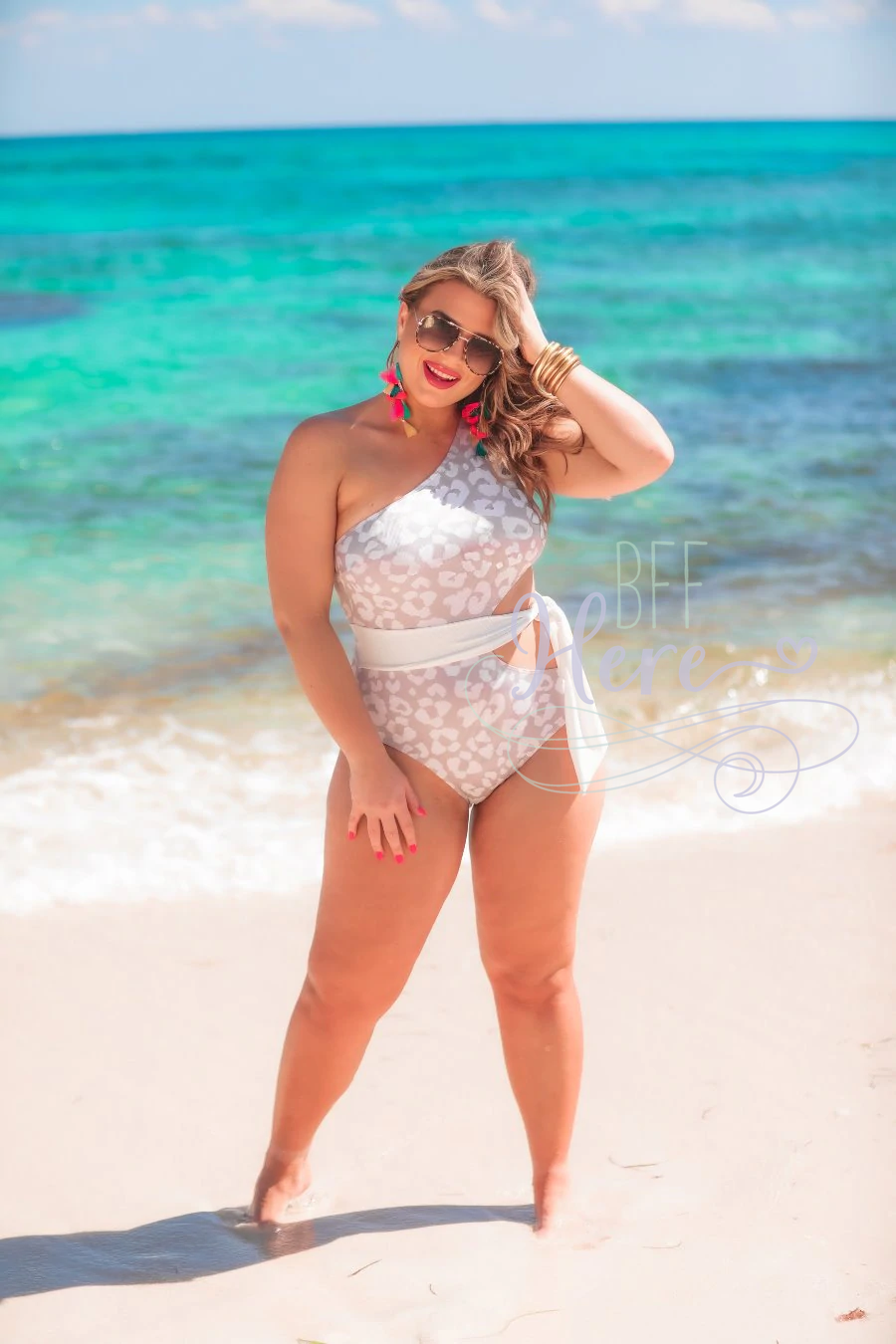 Sandy Kisses One Piece Swimsuit - BFF Here