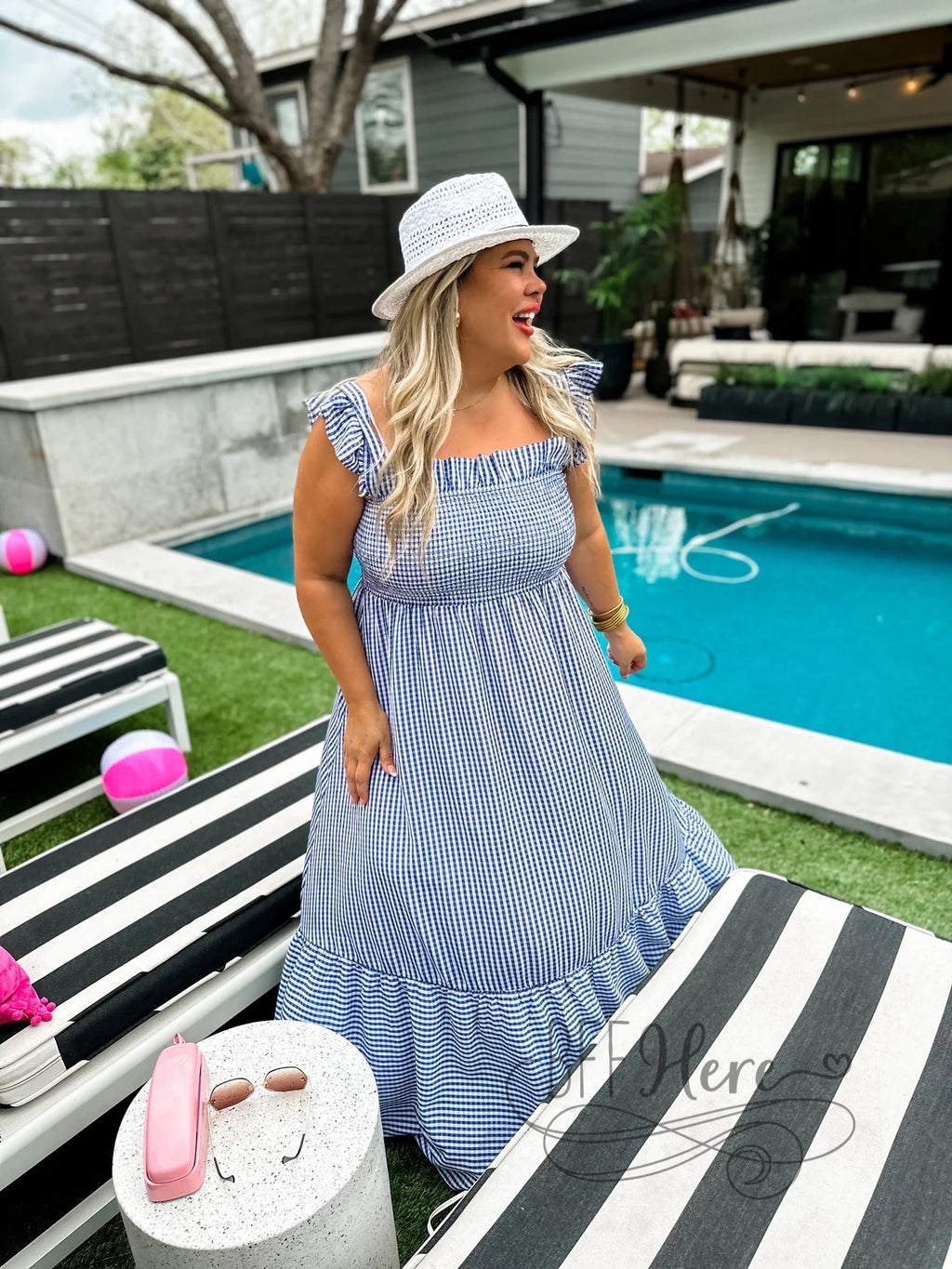 PREORDER - Jessy Smocked Gingham Dress - BFF Here