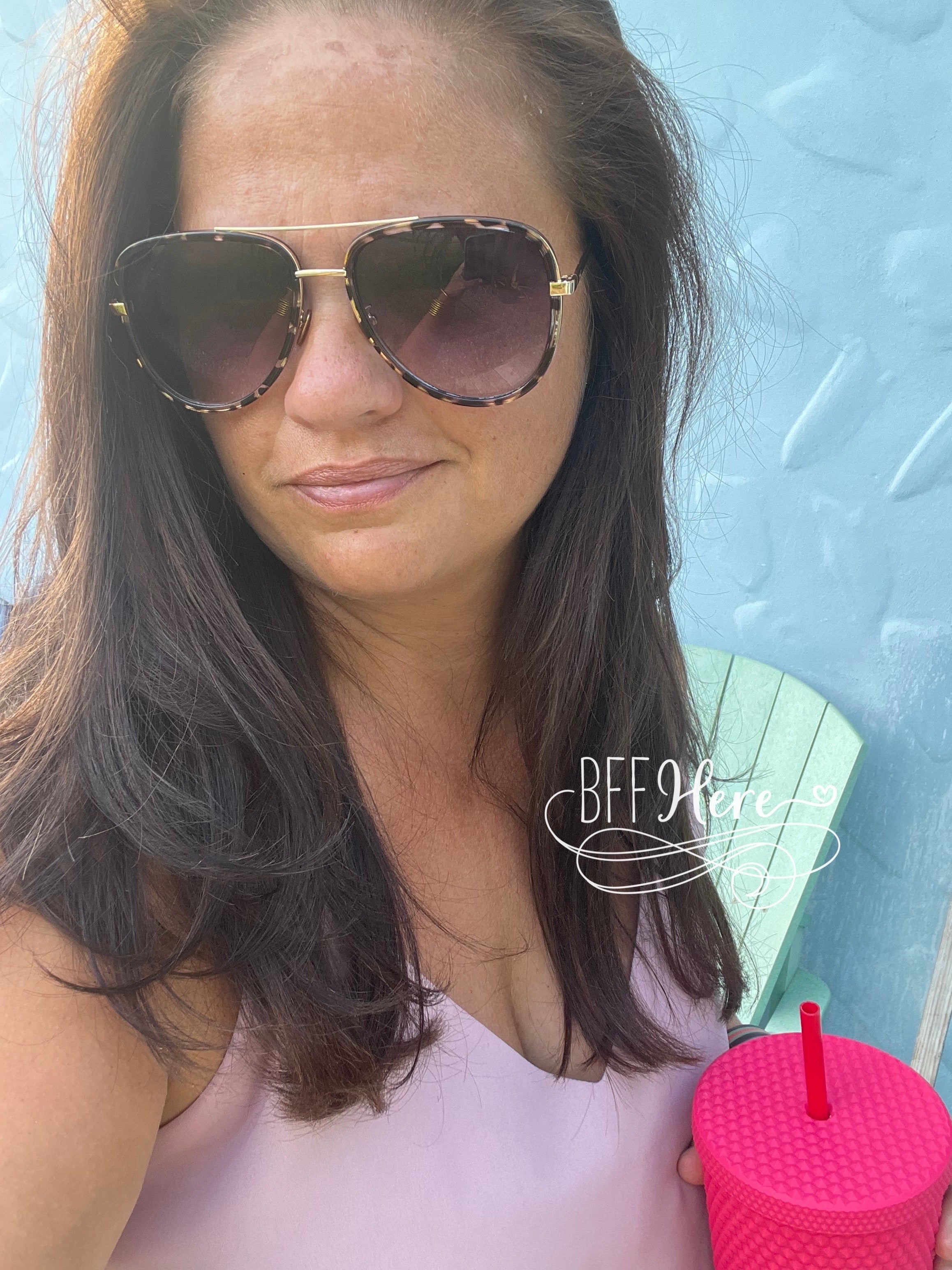 Give Me Sun Aviator Sunglasses - BFF Here