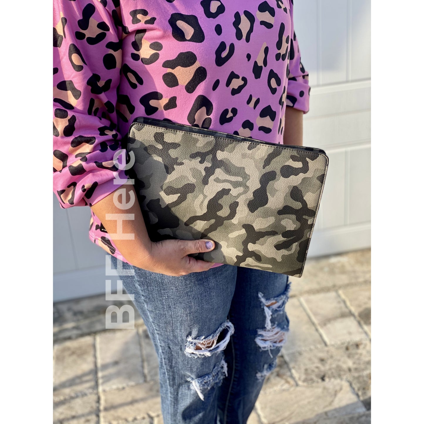 Camo Clutch - BFF Here