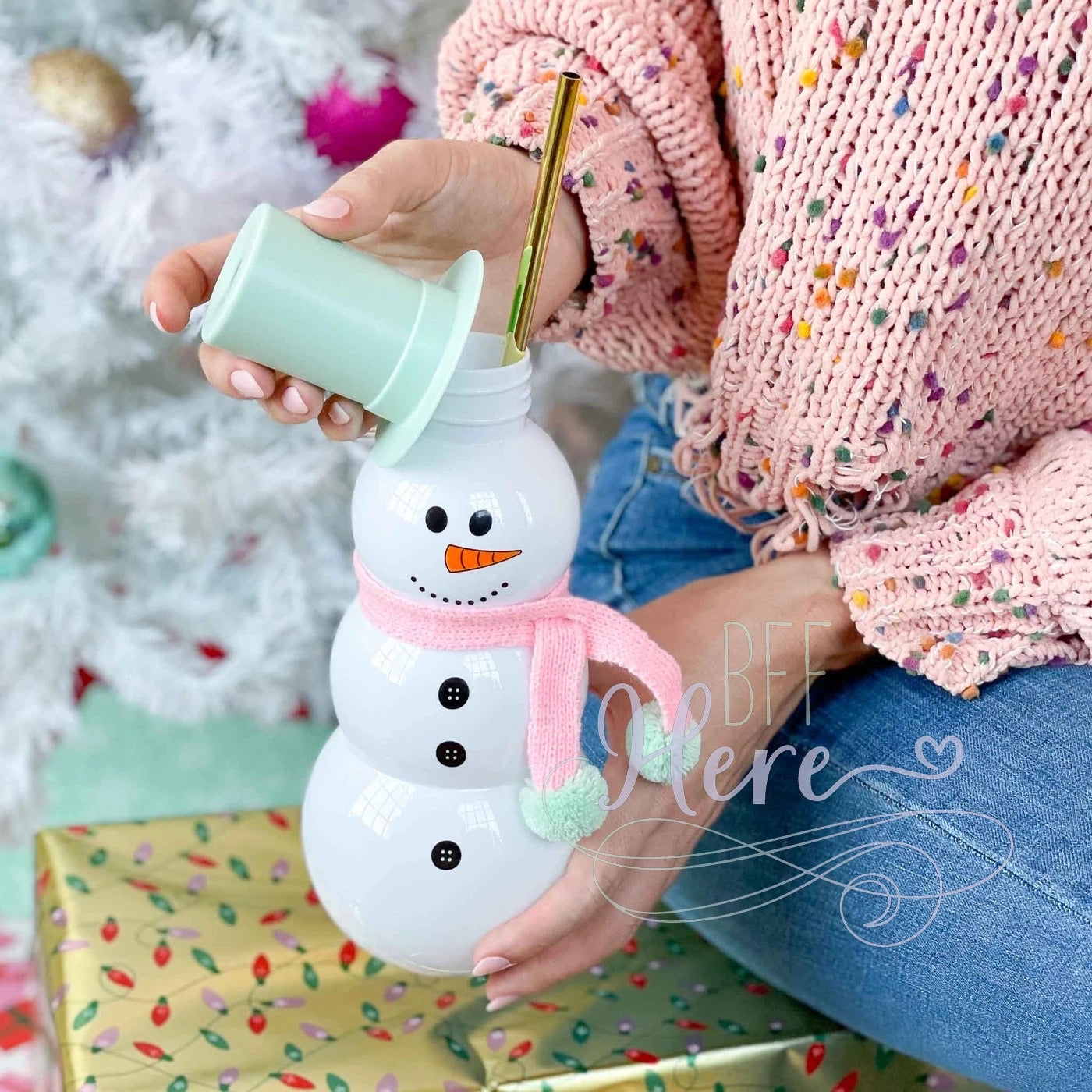 The Snowman Sipper - BFF Here