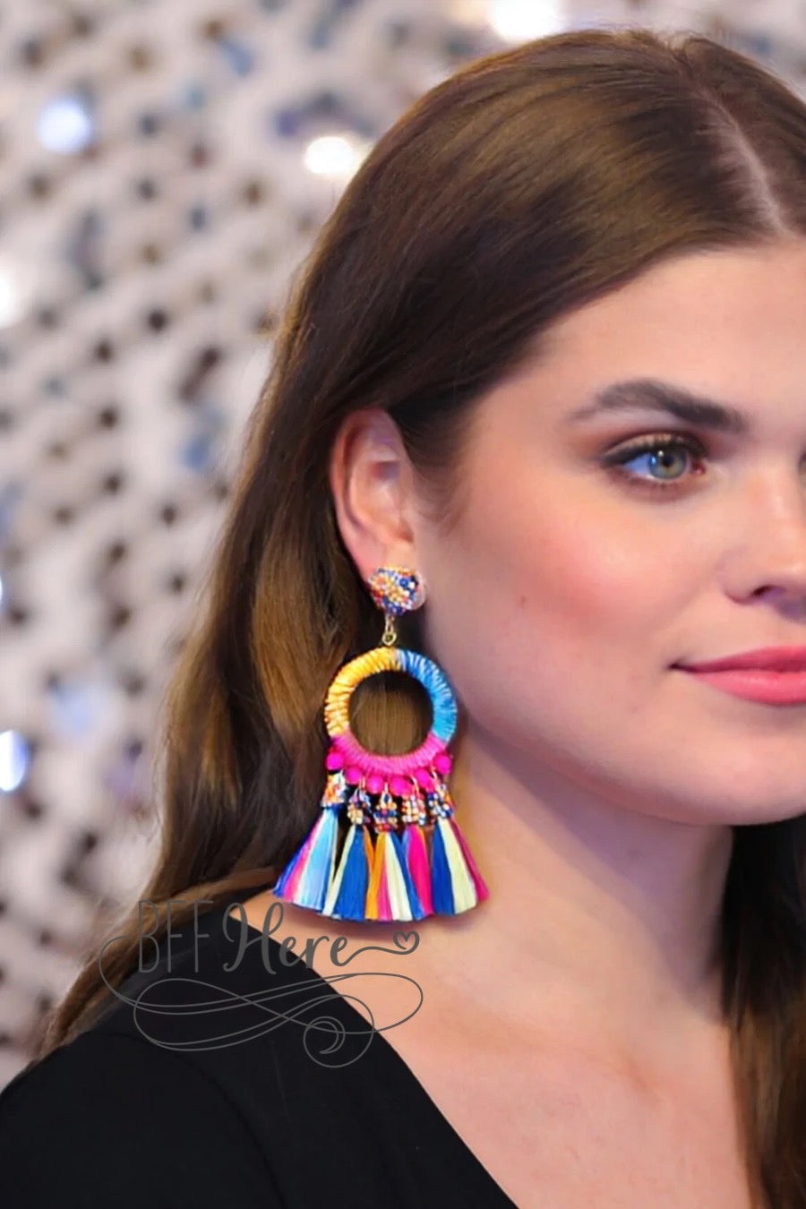 On Repeat Raffia Earrings - BFF Here