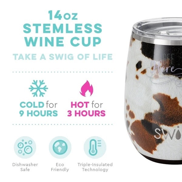 Hayride Stemless Wine Cup (14oz) by Swig Life - BFF Here