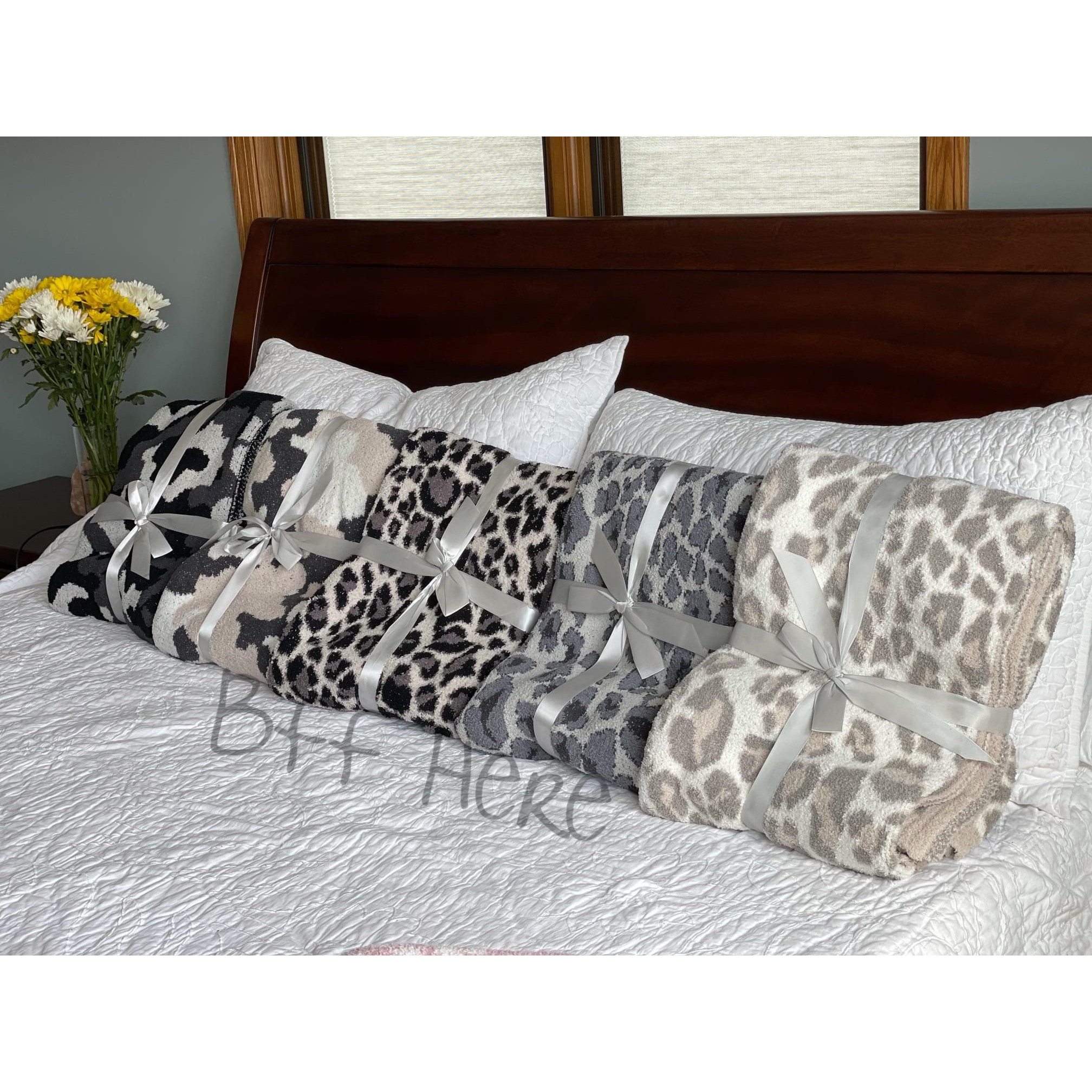 Luxe Jacquard Blanket -- Choice of Color - BFF Here