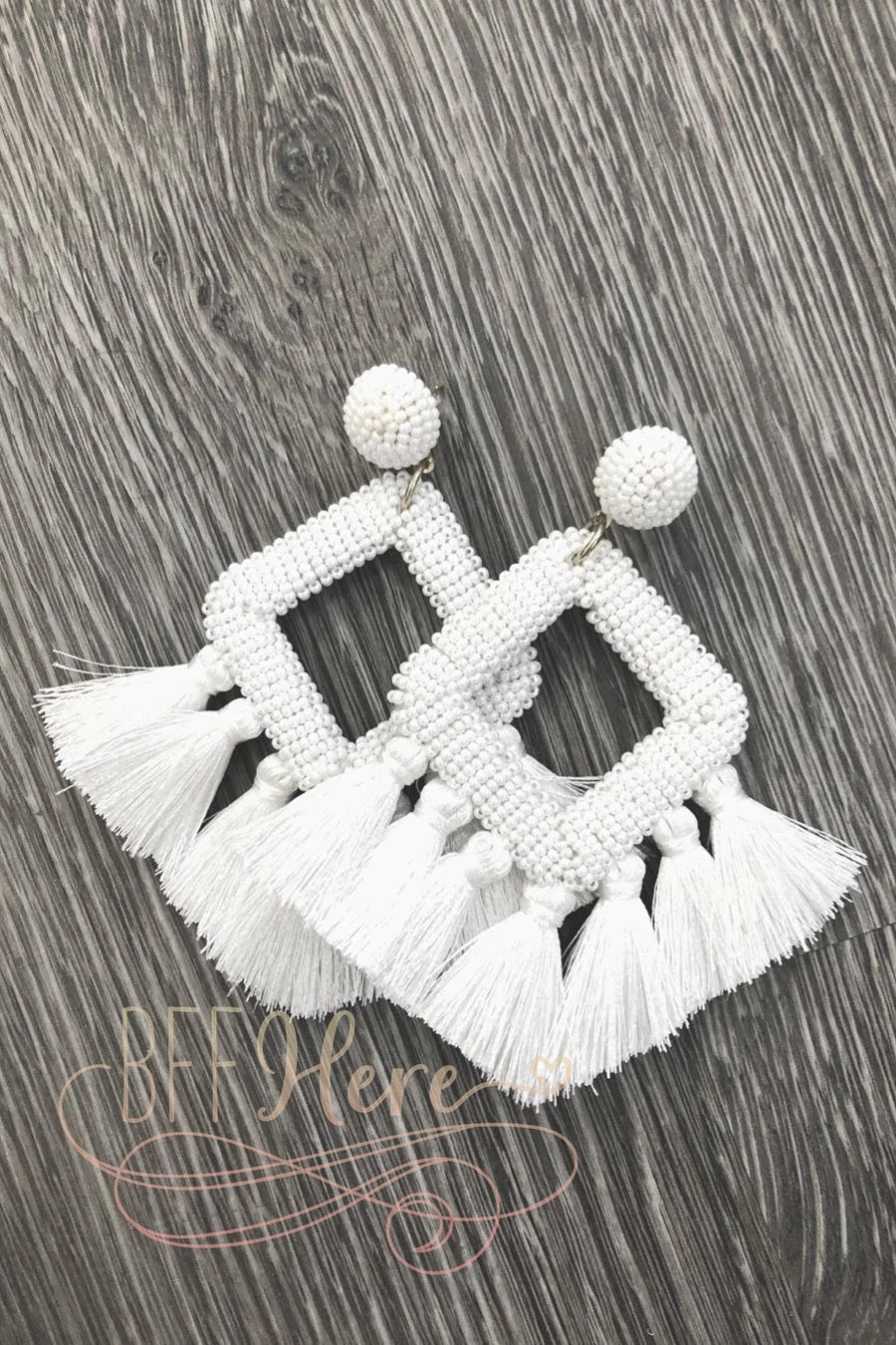 Ellie Fringe Drop Earrings - BFF Here