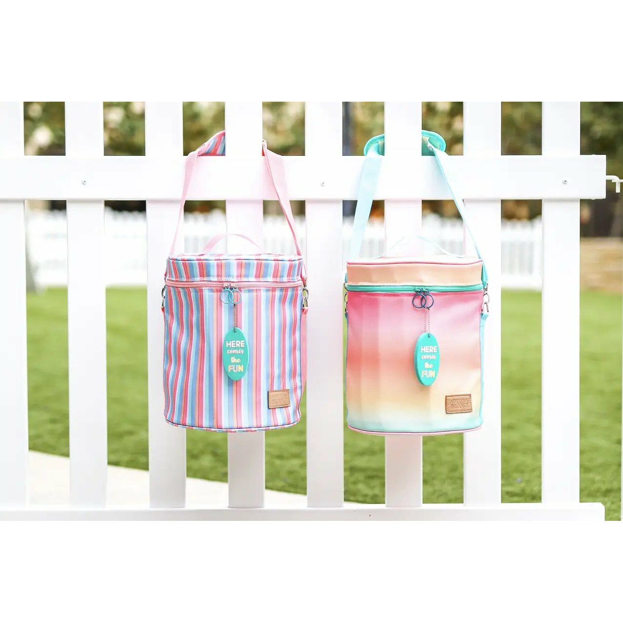 Soft Cooler (Multi) - Poolside Stripe - BFF Here