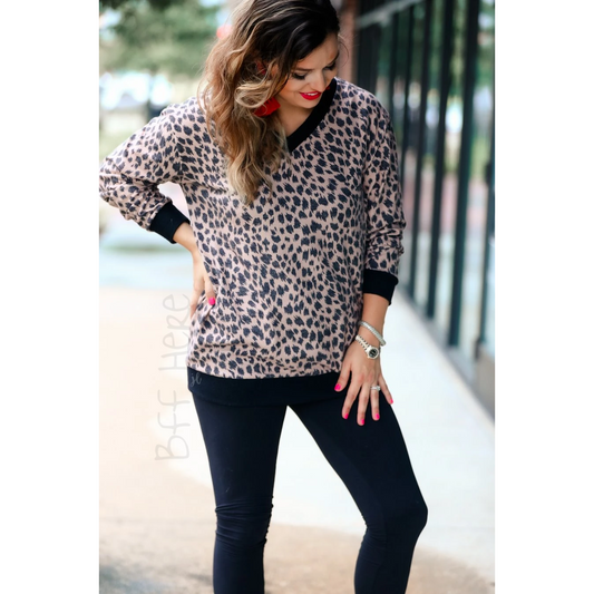 Cooper Leopard Tunic Top - BFF Here