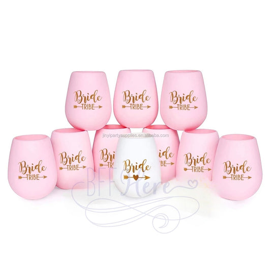 Bride Tribe Drinkware Set - BFF Here