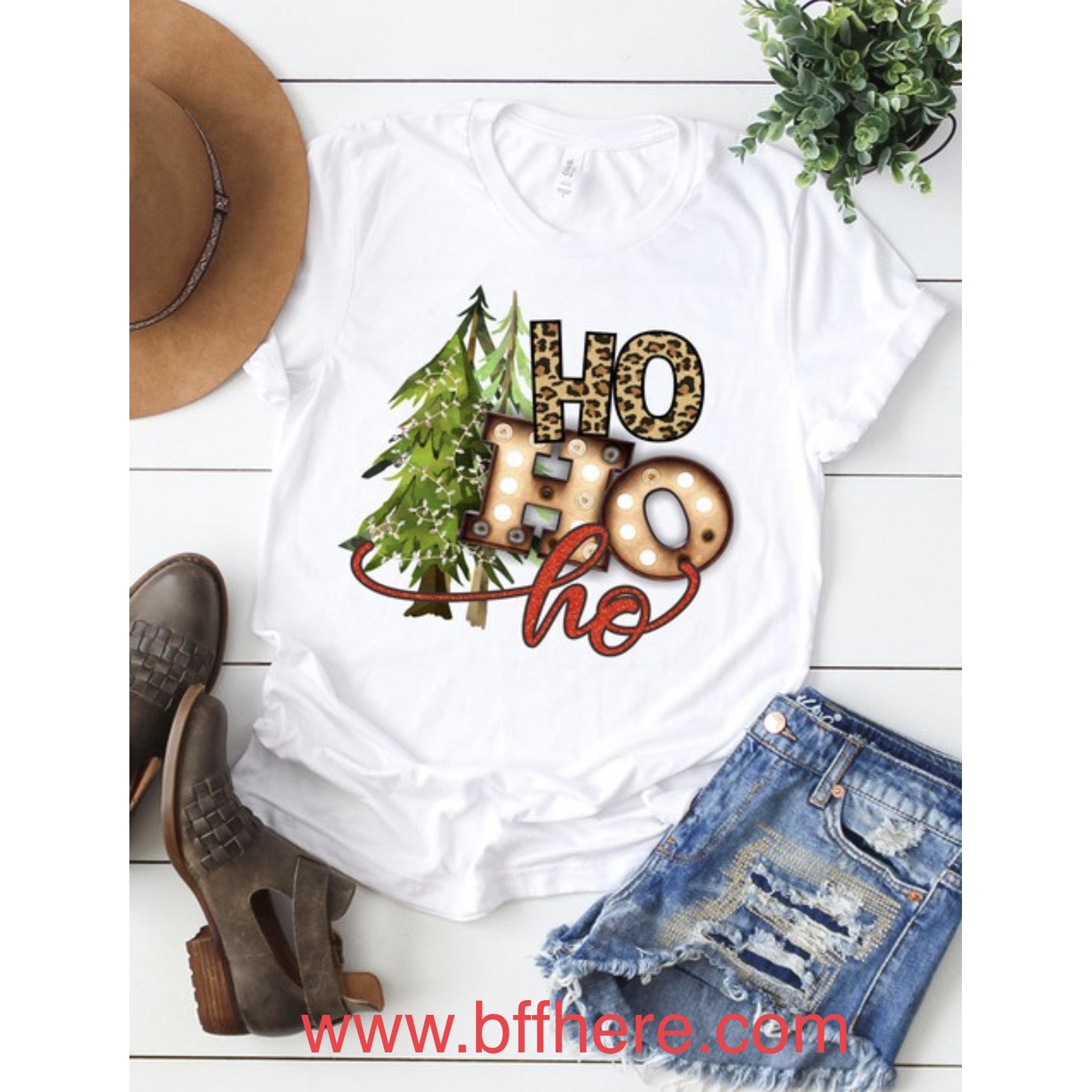 Ho Ho Ho Graphic Tee - BFF Here