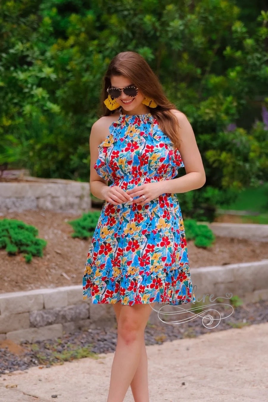 Floral Moment Ruffle Dress - BFF Here