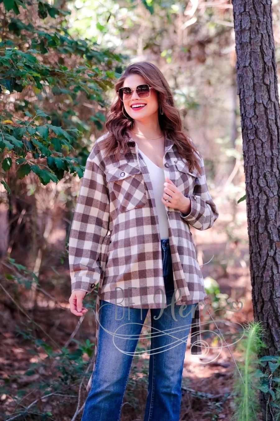 Maple Plaid Shacket - BFF Here