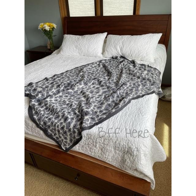 Luxe Jacquard Blanket -- Choice of Color - BFF Here