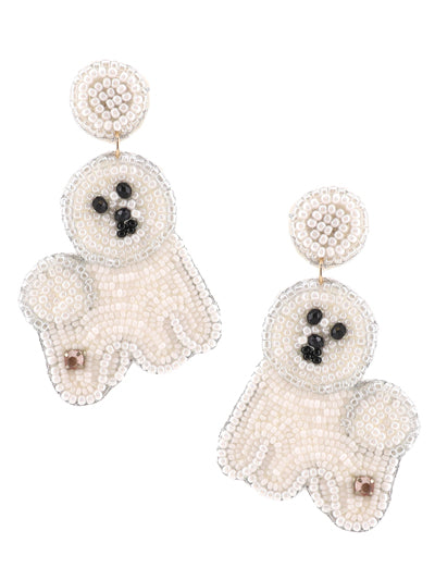 Bichon Earrings - BFF Here