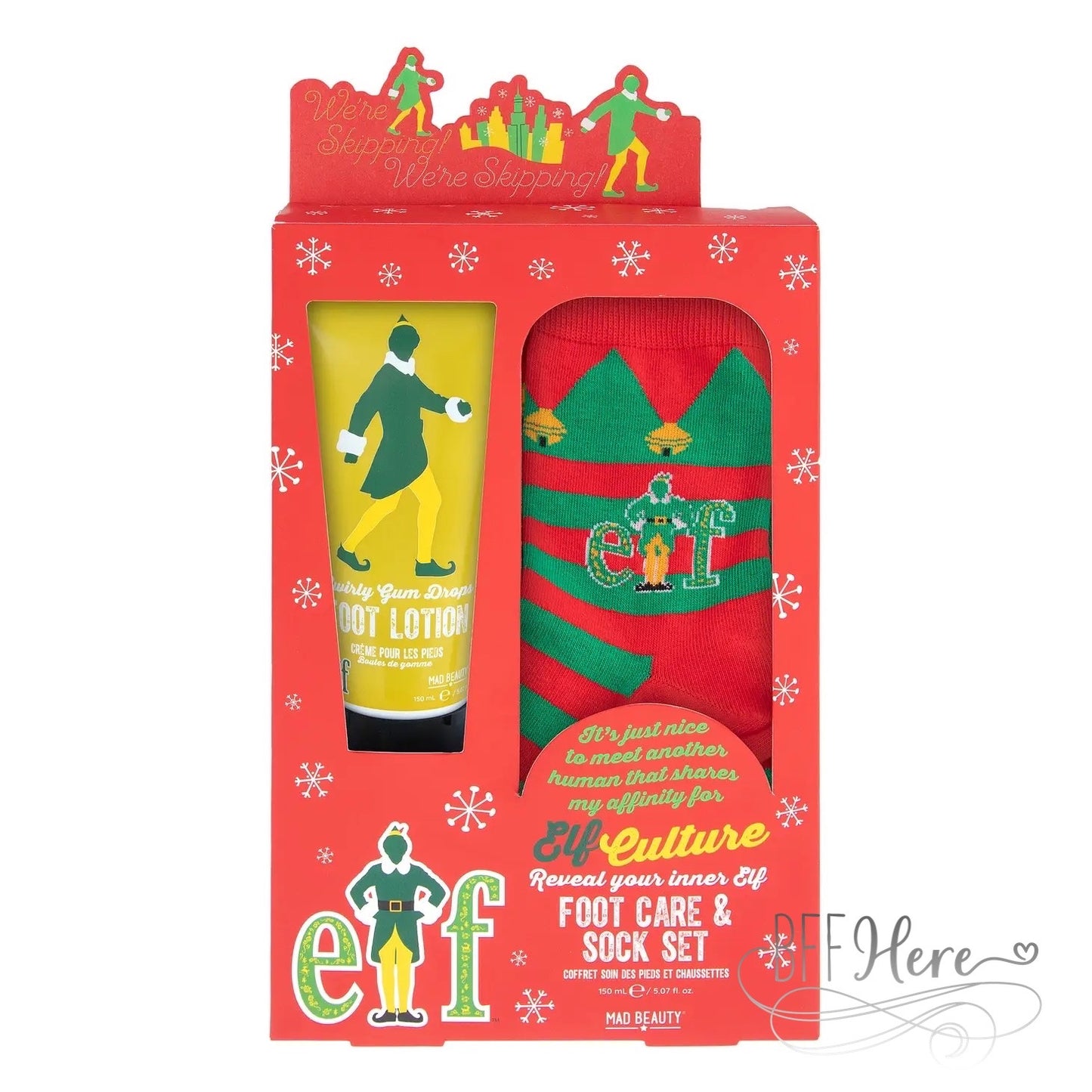 PREORDER—Elf Footcare & Sock Set - BFF Here