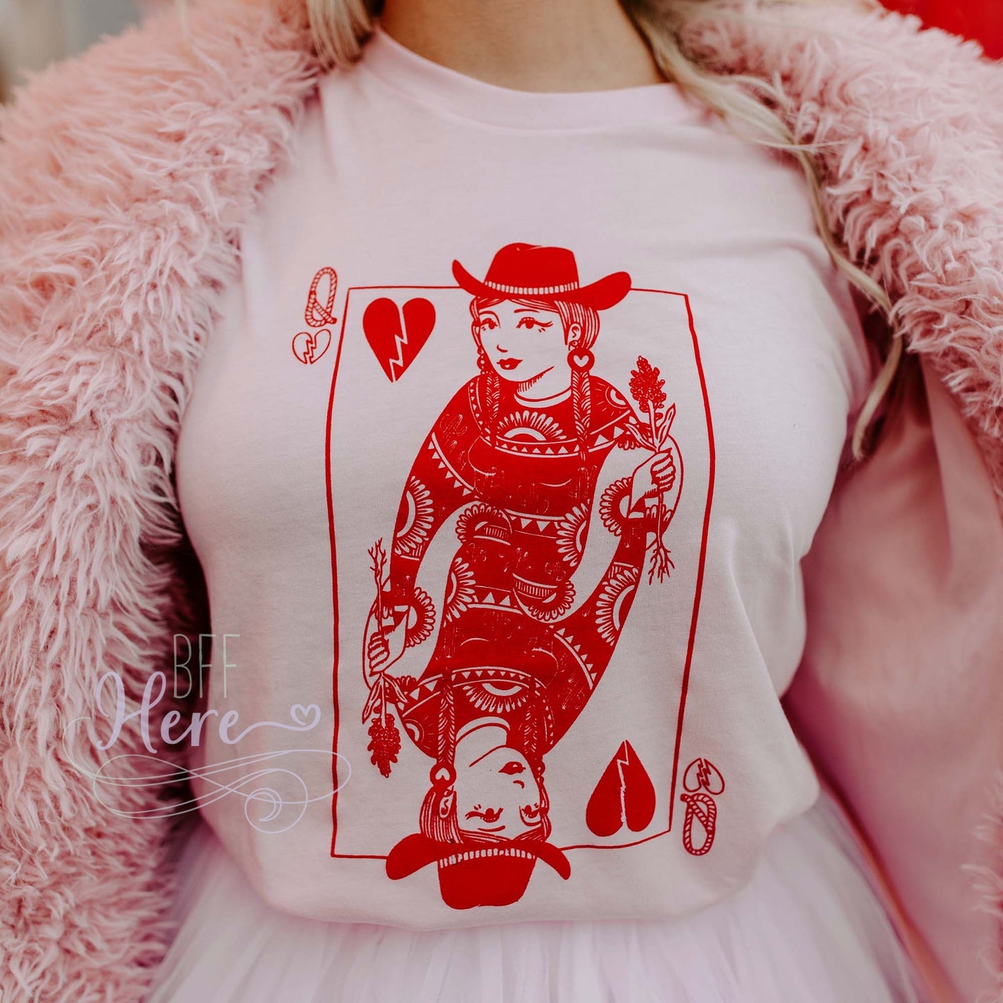 Queen of Hearts T-Shirt - BFF Here