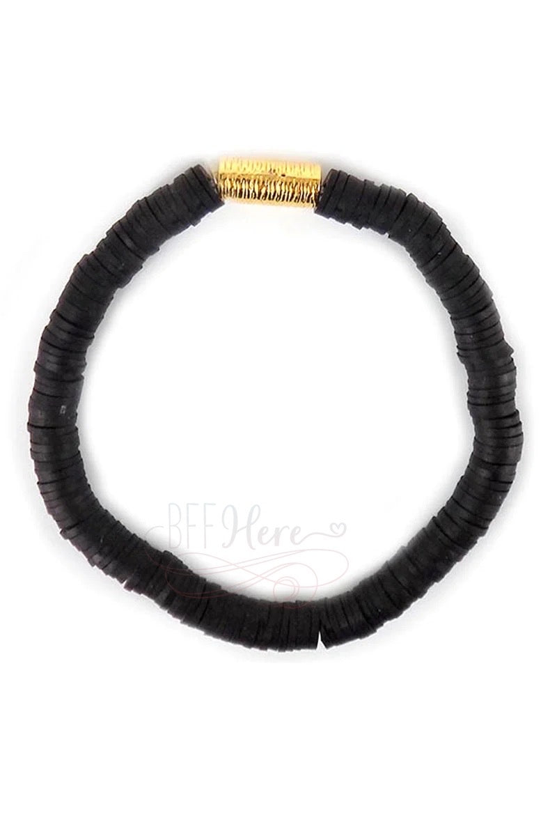 Key West Bracelet— Black & Gold - BFF Here