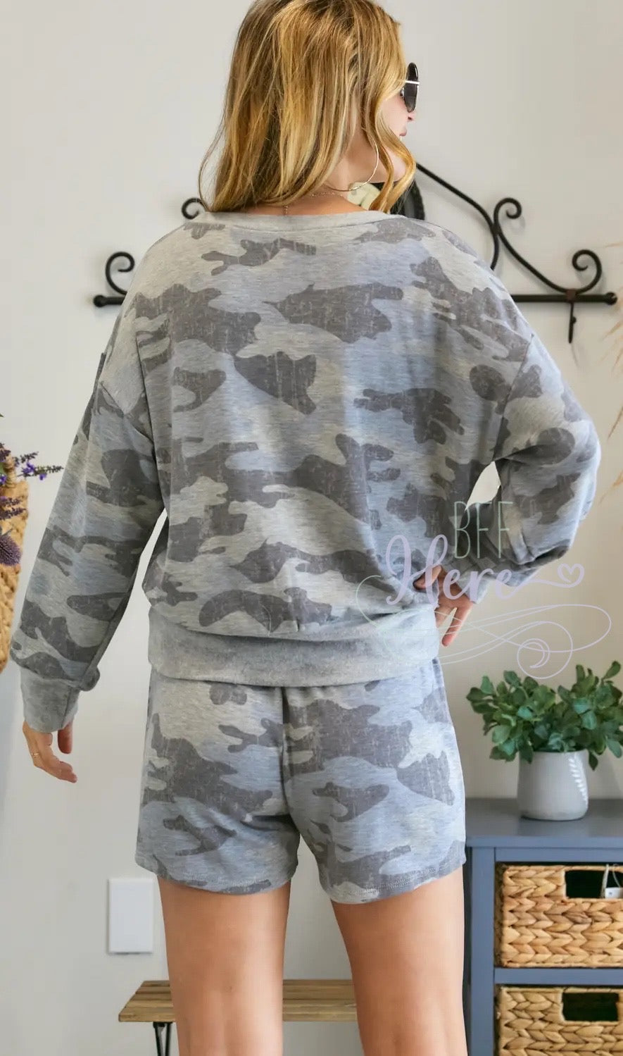 Kylia Camouflage Lounge Set - BFF Here