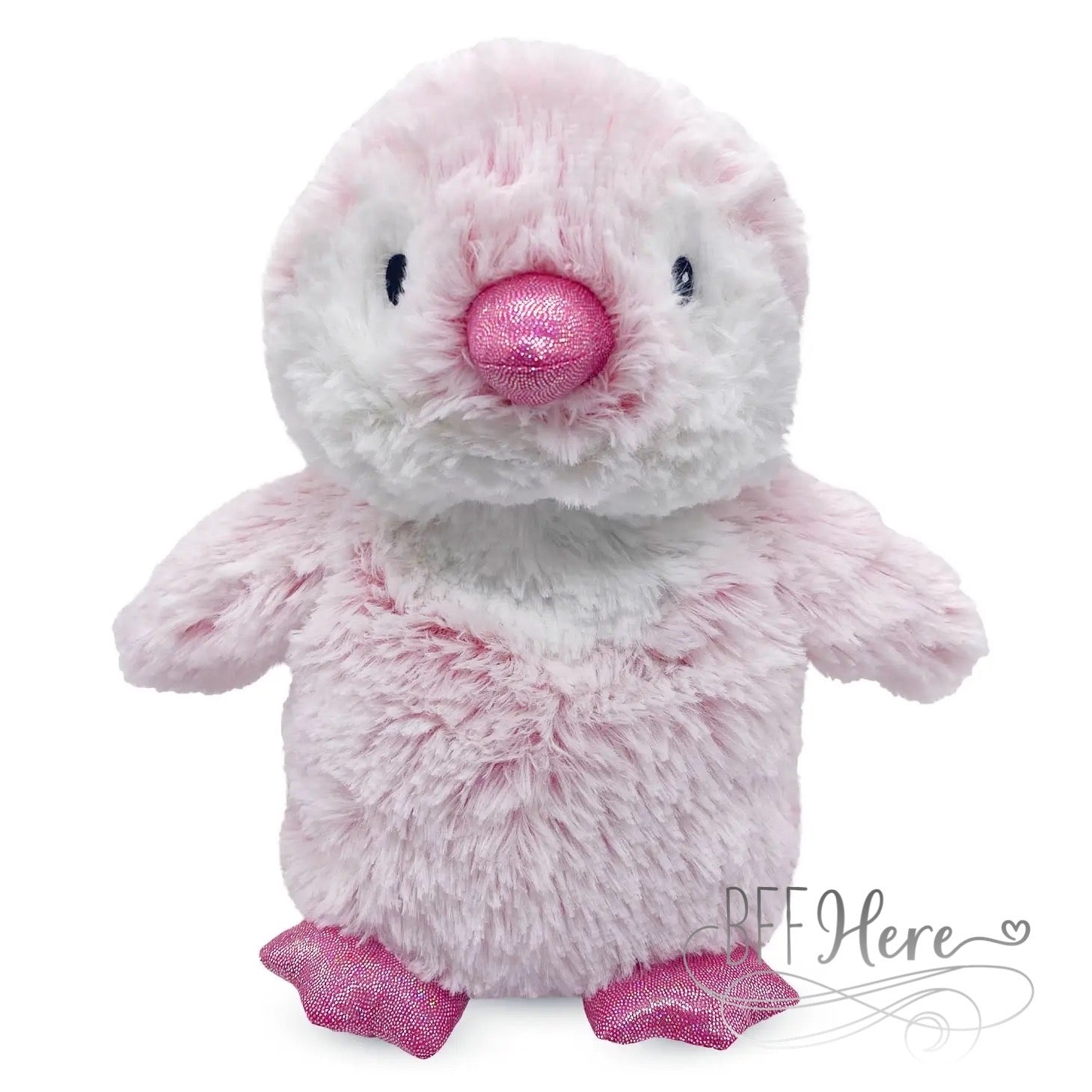 PREORDER — Warmies® Cozy Plush -- Pink Penguin - BFF Here