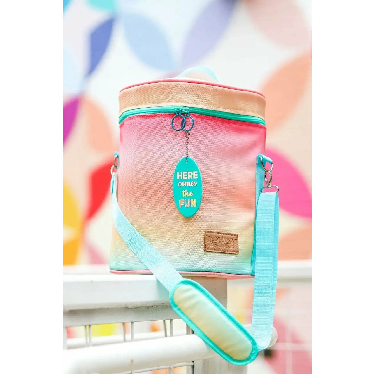 Soft Cooler (Gradient Mint) - Sunset Beach - BFF Here