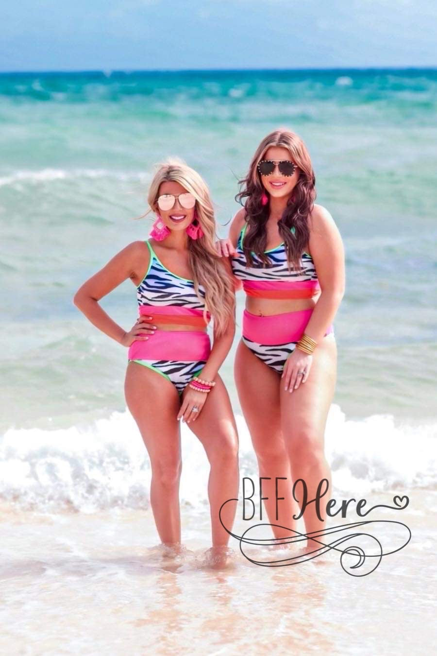 PREORDER—Drive Them Wild Zebra Swimsuit - BFF Here