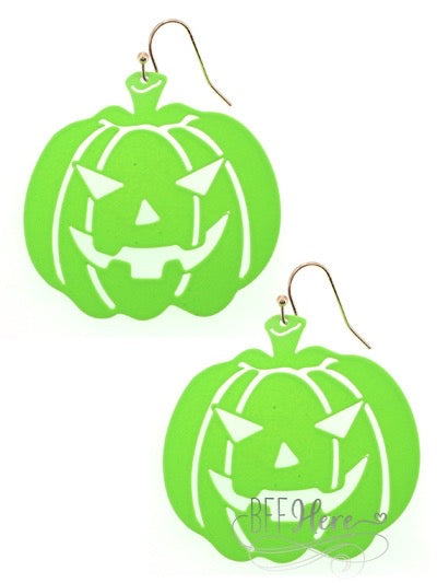 Halloween Pumpkin Earrings - BFF Here