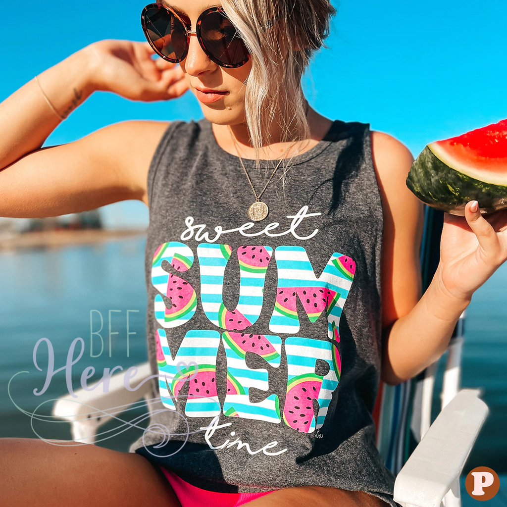 Sweet Summertime Tank Top - BFF Here