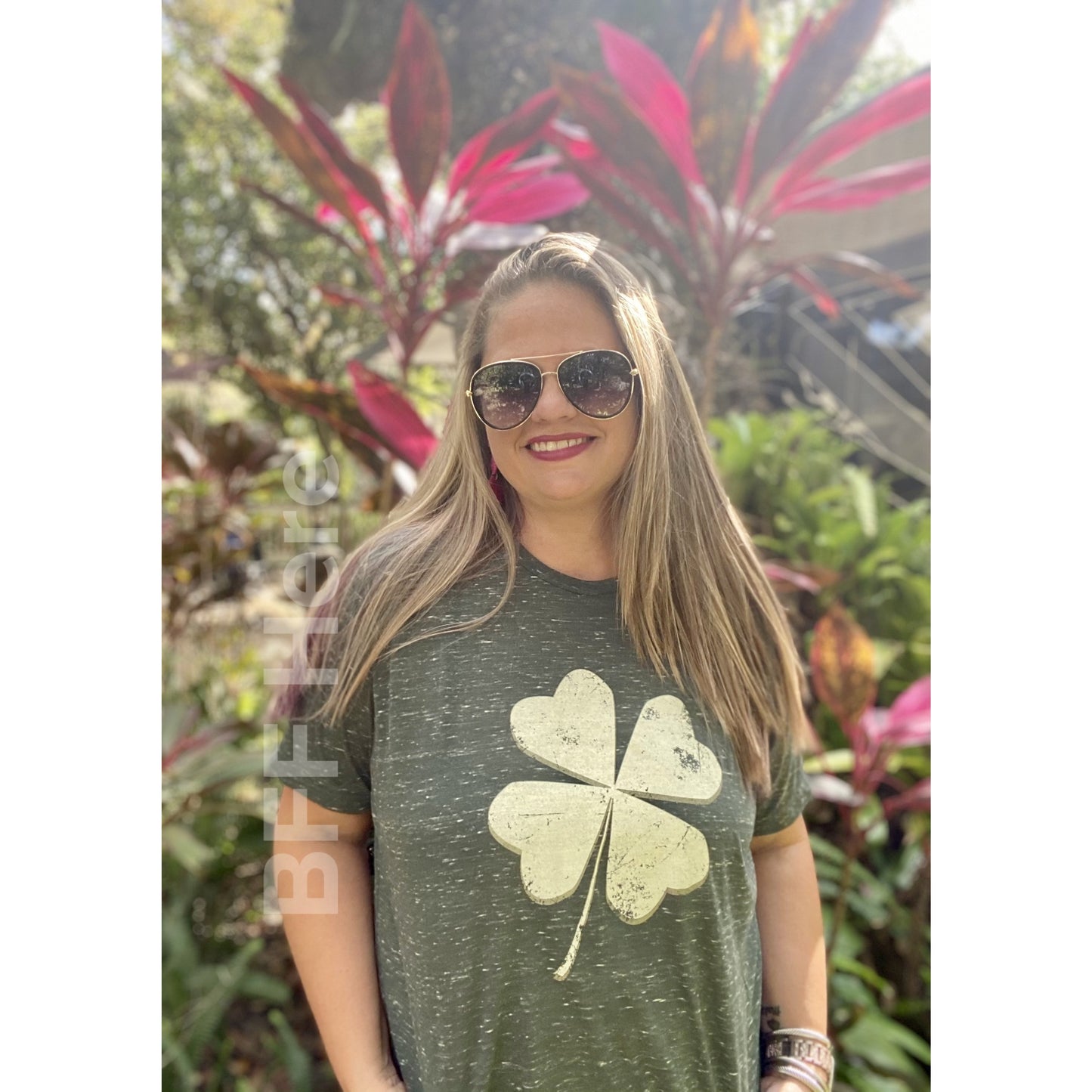 Four Leaf Clover Shirt - BFF Here