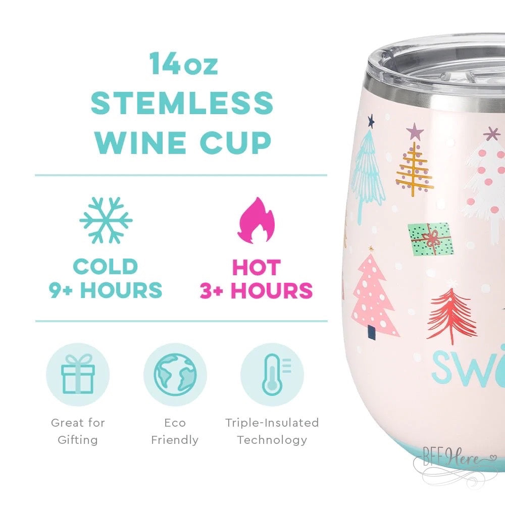 Sugar Trees Stemless Wine Cup (14oz) by Swig Life - BFF Here