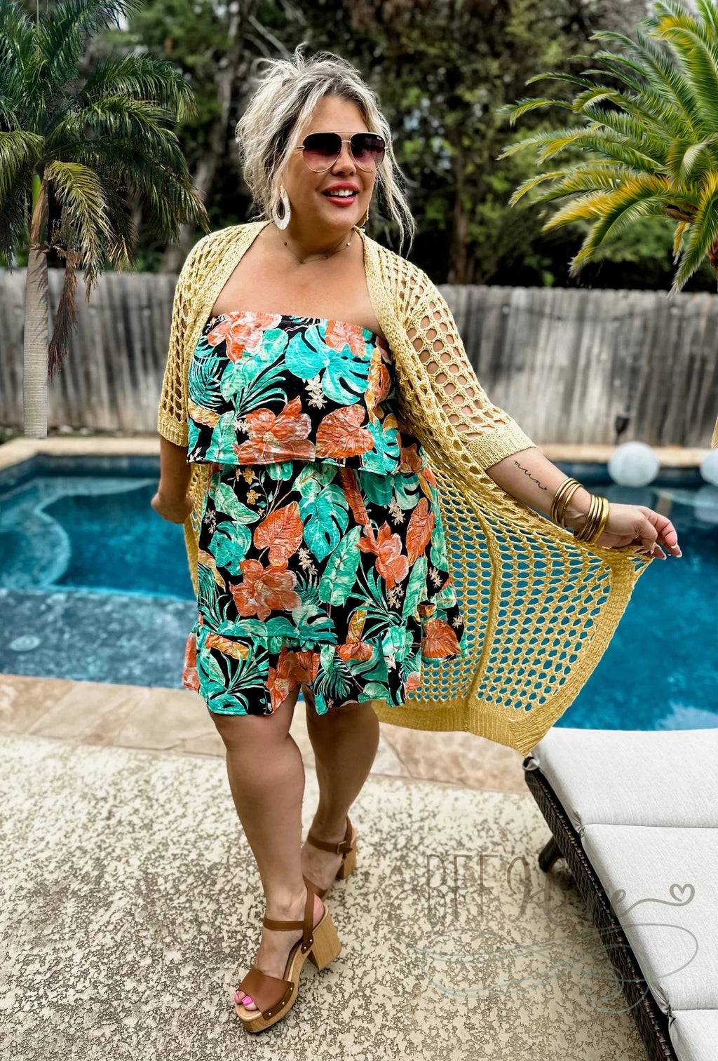 PREORDER—BARBADOS VACAY DRESS - BFF Here