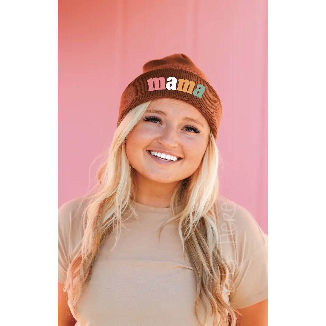 Mama Beanie (caramel) - BFF Here