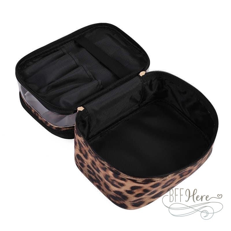 Cosmetic Bag — Leopard - BFF Here