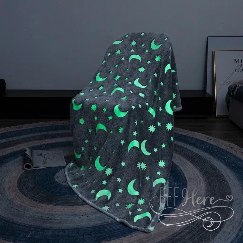 PREORDER—Glow In The Dark Star Blanket — Choice of Color - BFF Here