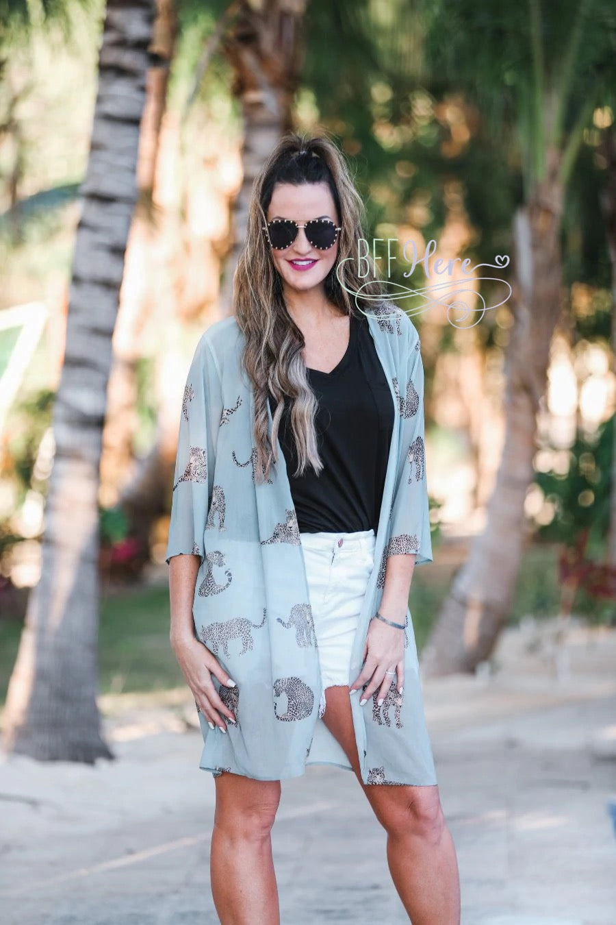 Stay Fierce Kimono - BFF Here