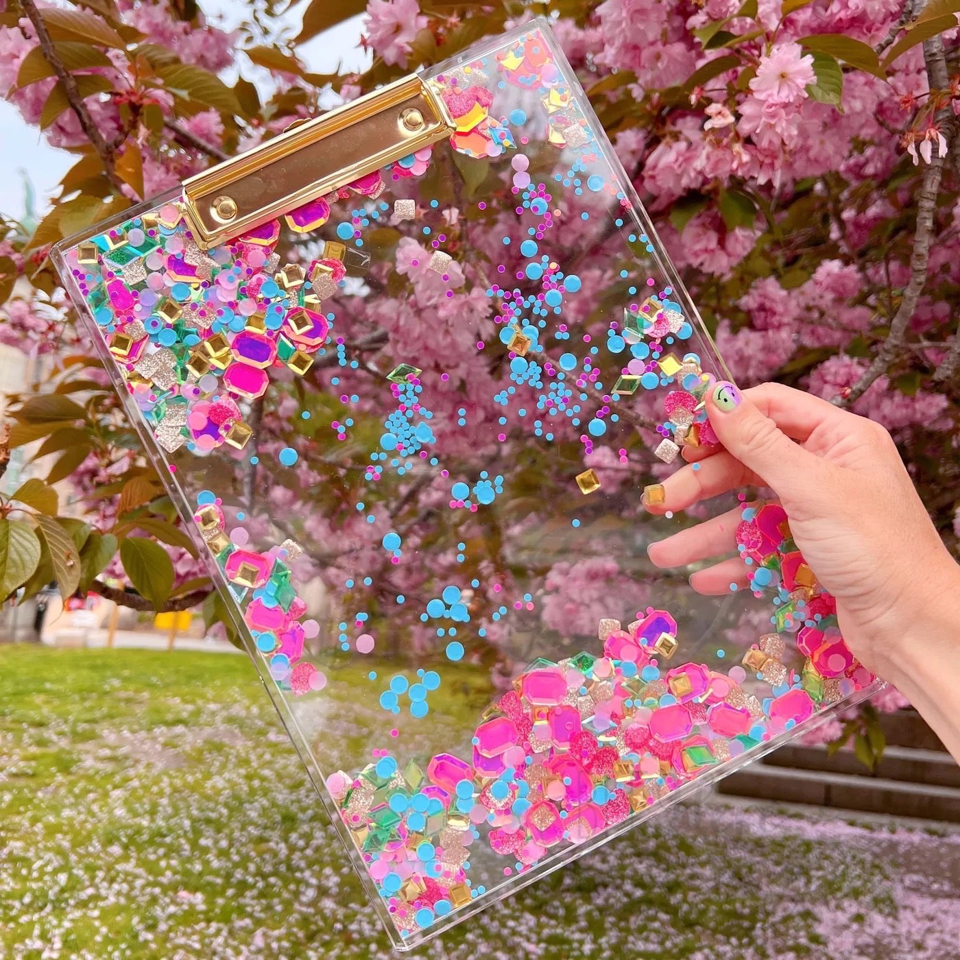 Be A Gem Confetti Clipboard by Packed Party - BFF Here