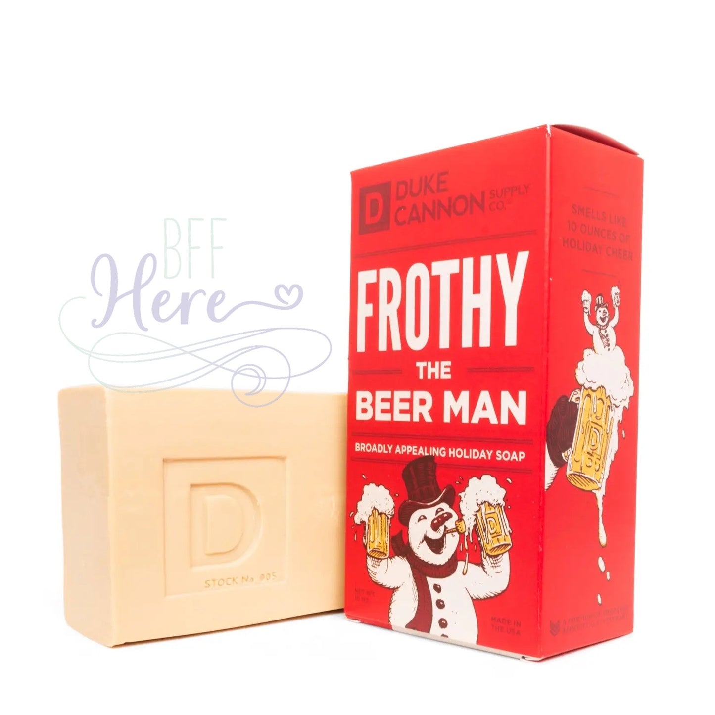 Frothy the Beer Man Soap by Duke Cannon - BFF Here