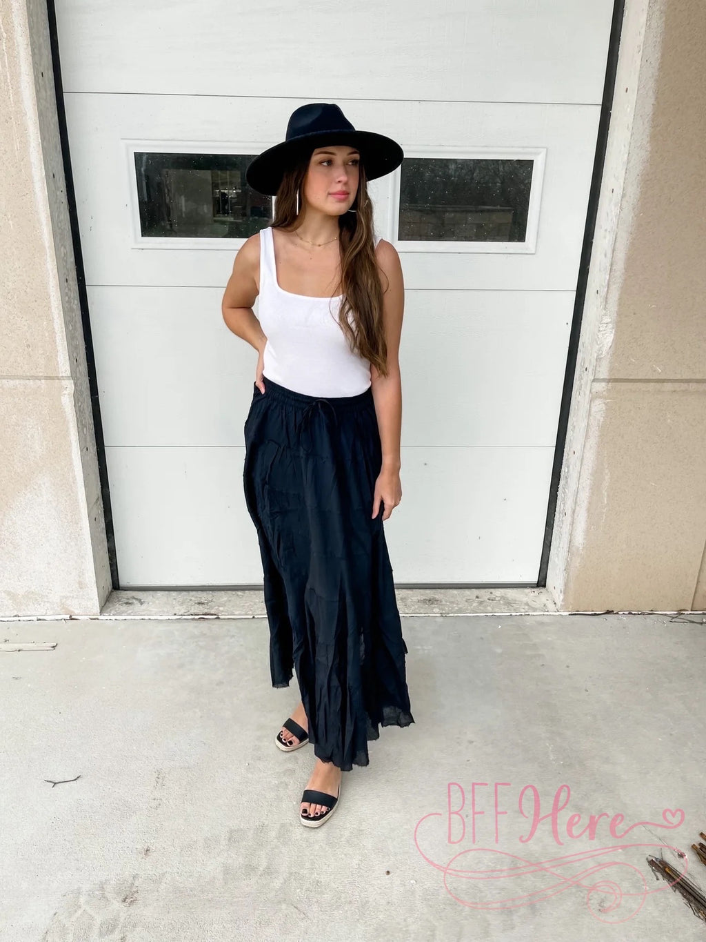 Take Me Away Skirt — Black - BFF Here