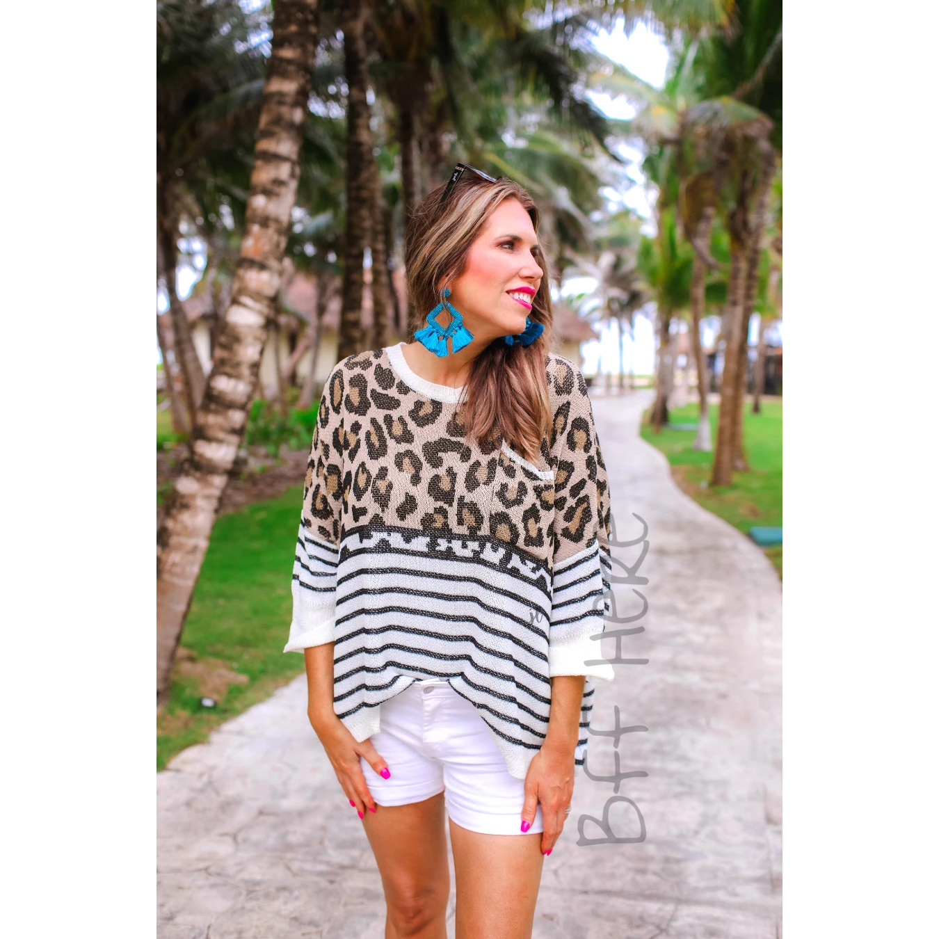 Portland Leopard Lightweight Sweater - BFF Here