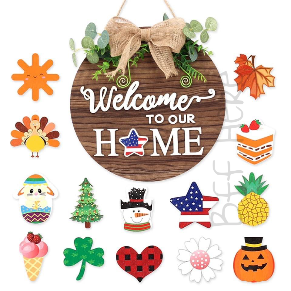 Welcome To Our Home Sign - BFF Here